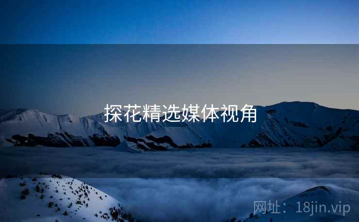 探花精选媒体视角 探花精选媒体视角
