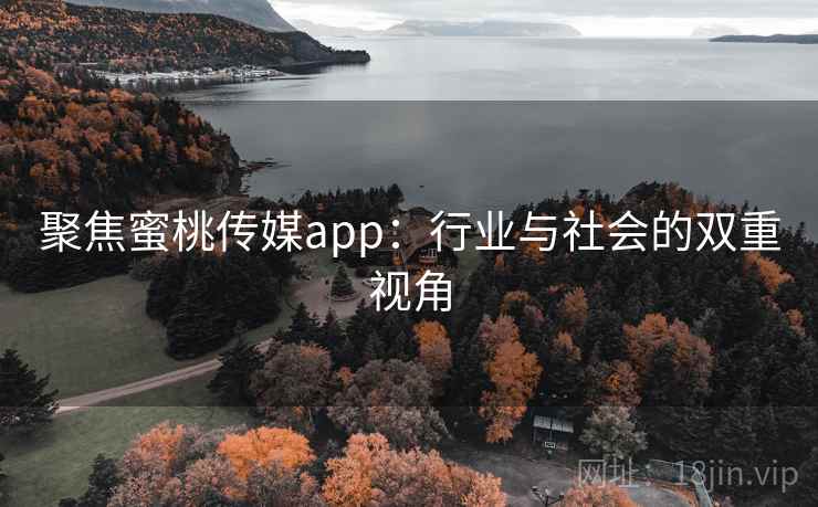 聚焦蜜桃传媒app：行业与社会的双重视角