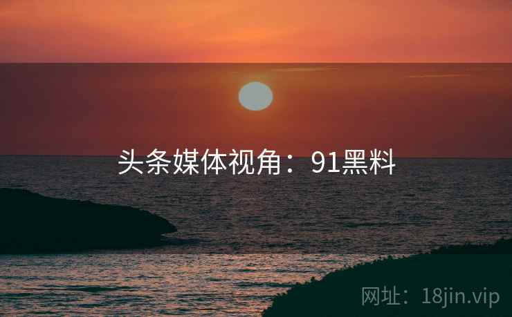 头条媒体视角:91黑料 头条媒体视角:91黑料